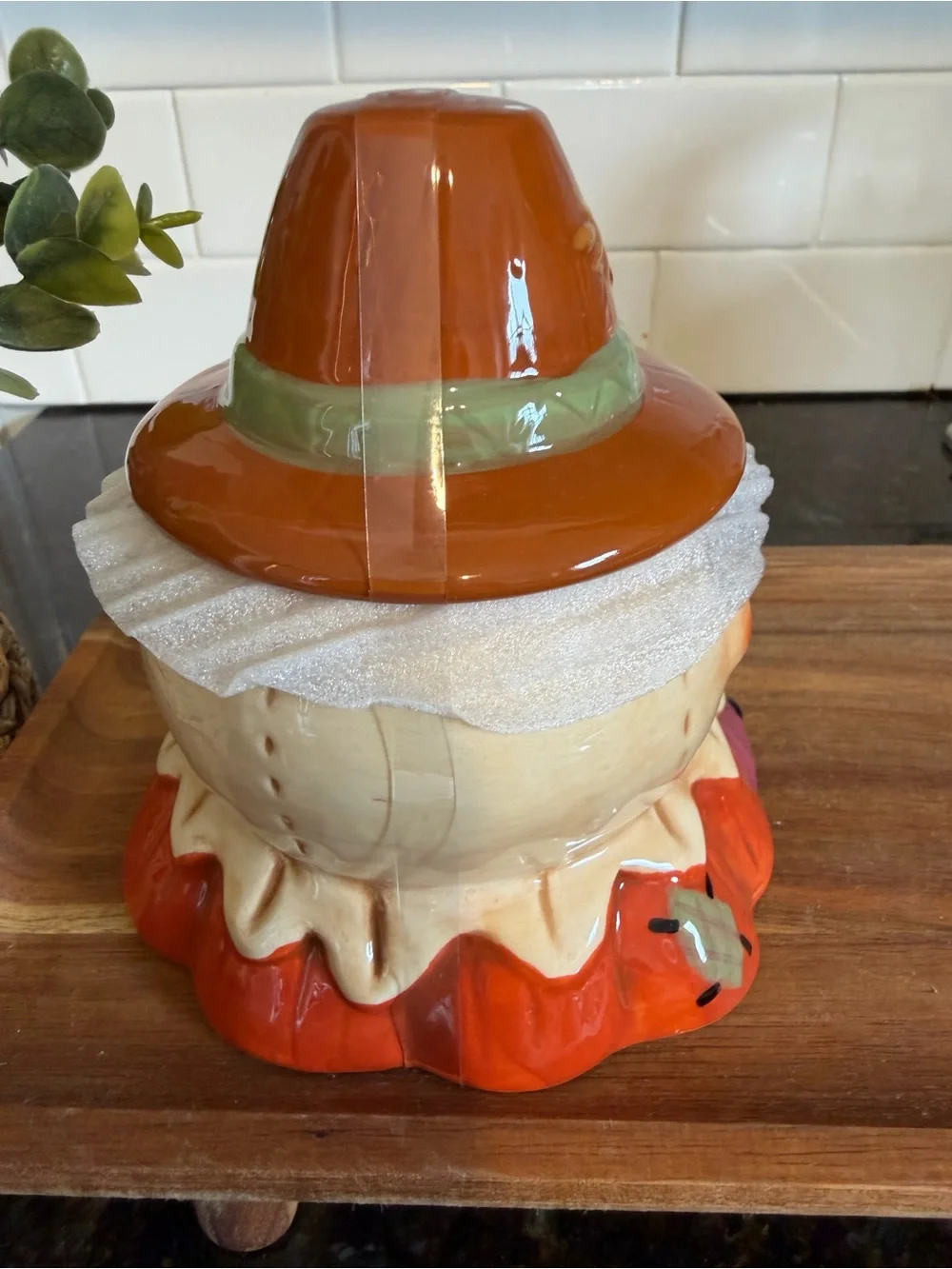 Johanna Parker Scarecrow Halloween Fall Critter Bowl Canisters set of 2